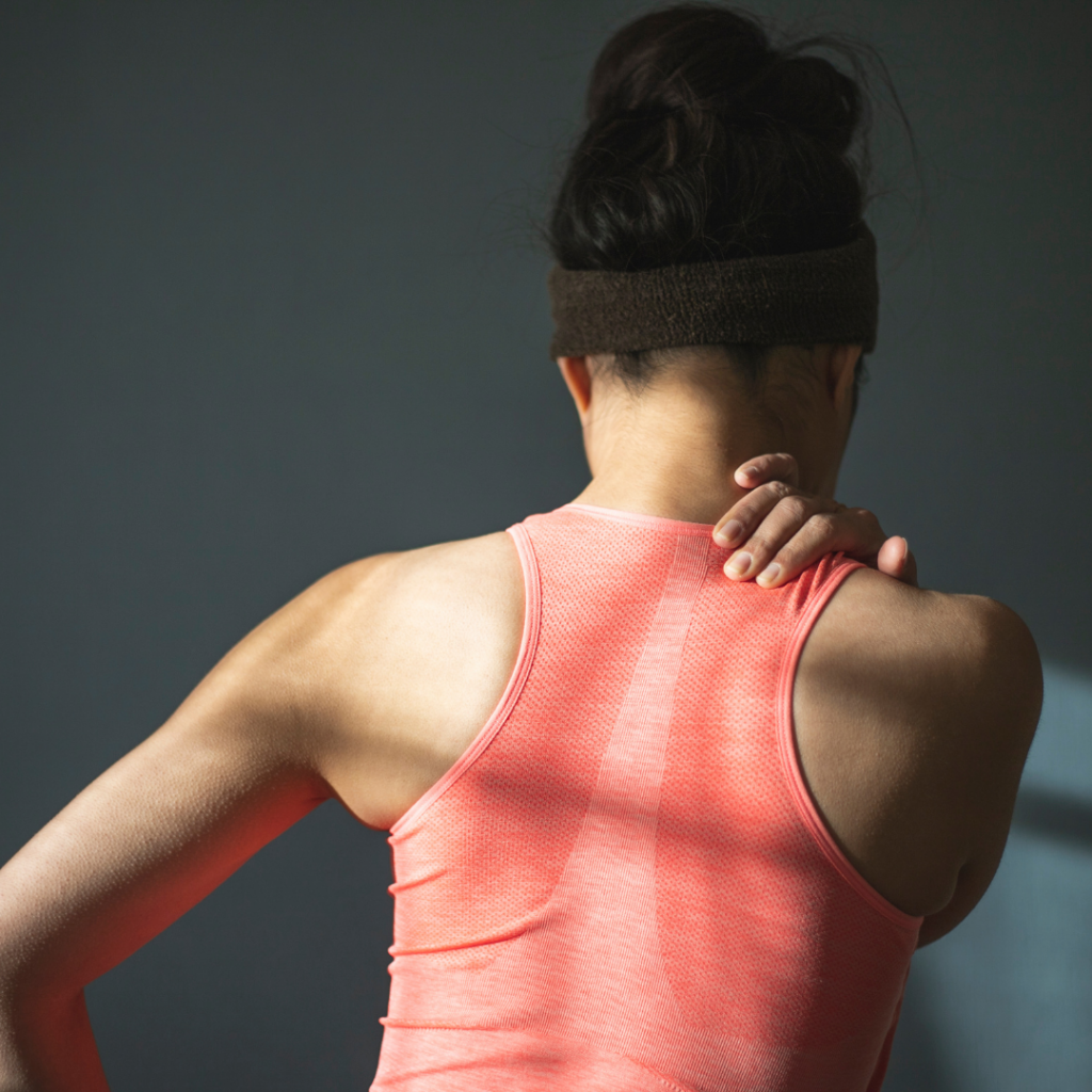 neck and shoulder pain after gym exercise such as weights training - why it happens and how to address it
